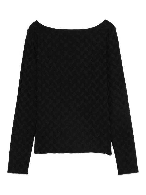EMPORIO ARMANI: crew necks online - Boat-Neck Jumper
