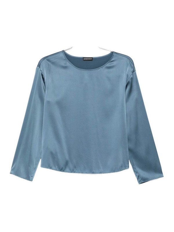 EMPORIO ARMANI: Tops und Tank Tops - Top - Blau