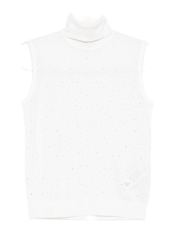 EMPORIO ARMANI: Top e canotte - Top-scollo a tartaruga di lana
