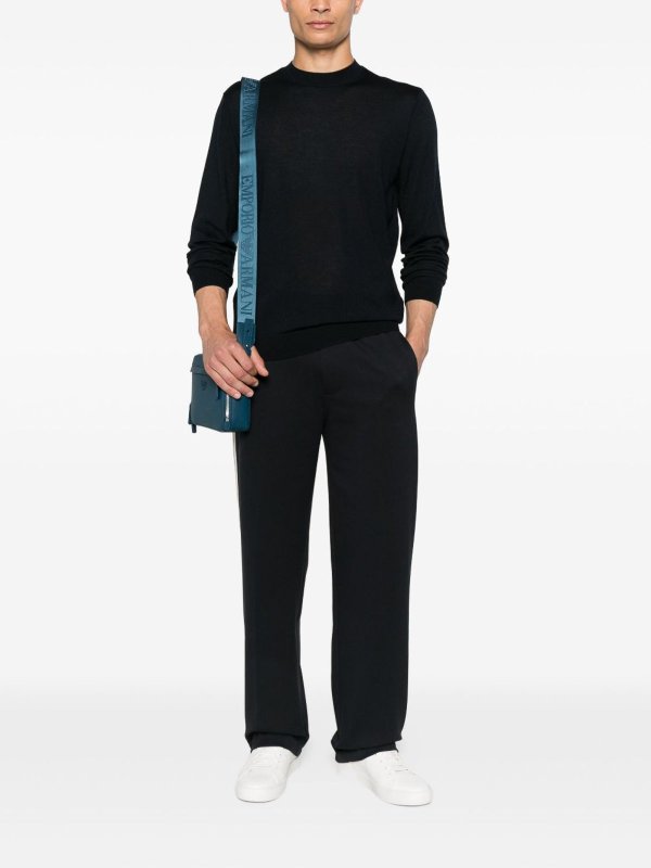 EMPORIO ARMANI: casual trousers online - Cotton Trousers