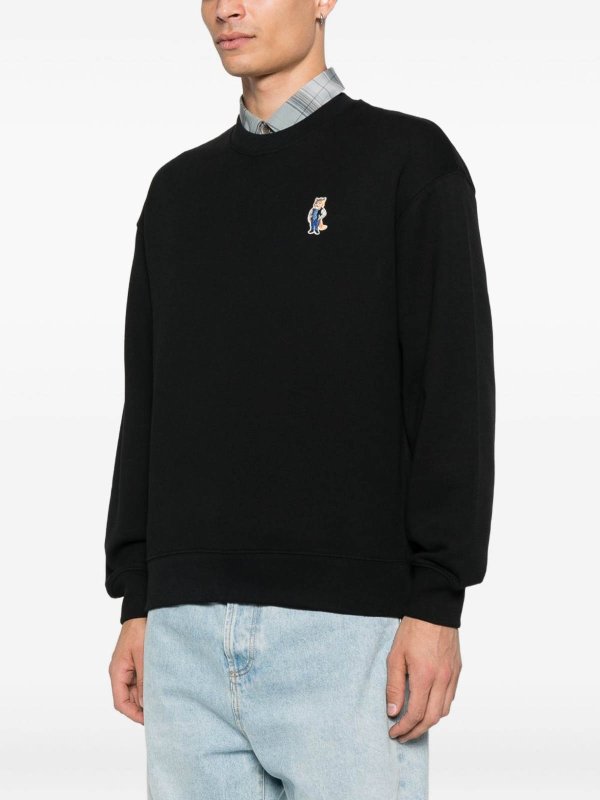 MAISON KITSUNÉ buy online Dressed Fox Cotton Crewneck Sweatshirt