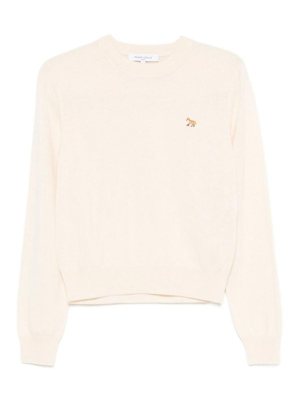 MAISON KITSUNÉ: crew necks - Baby Fox Wool Jumper