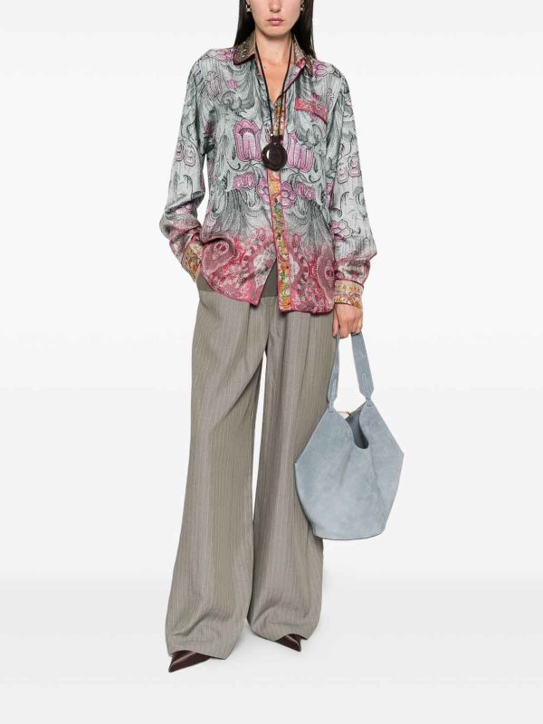 Printed Silk Shirt shop online: PIERRE-LOUIS MASCIA