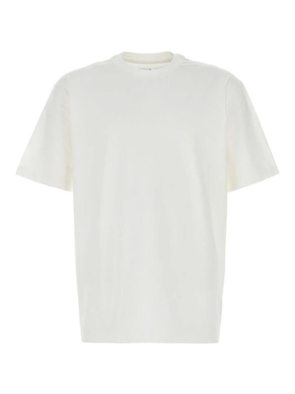 Y-3: t-shirts - Logo Cotton T-Shirt