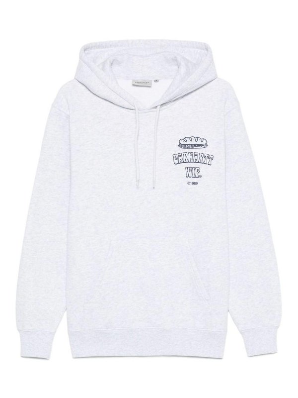 CARHARTT: Sweatshirts & Sweaters - Logo Cotton Hoodie