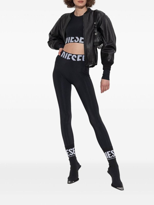 Leggings - Schwarz shop online: DIESEL