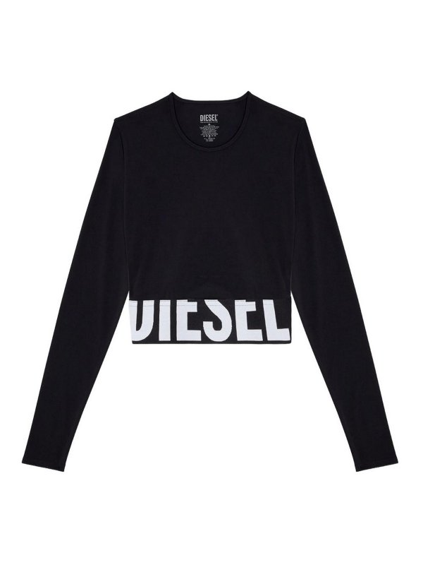 DIESEL: Top e canotte - Top logo