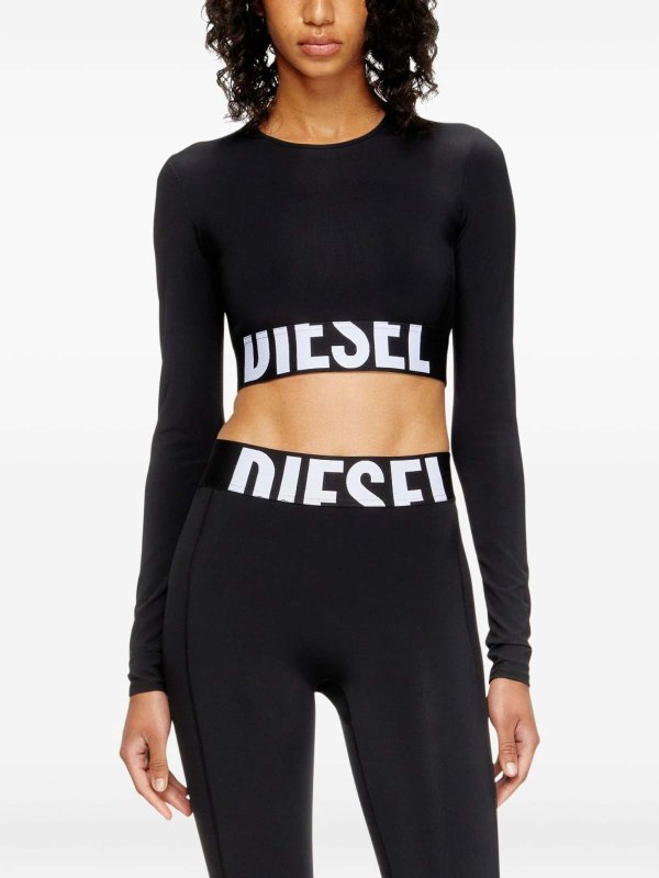 DIESEL: Top e canotte online - Top logo