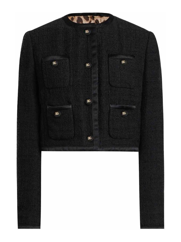 DOLCE & GABBANA: Casualjacken - Casualjacke - Schwarz