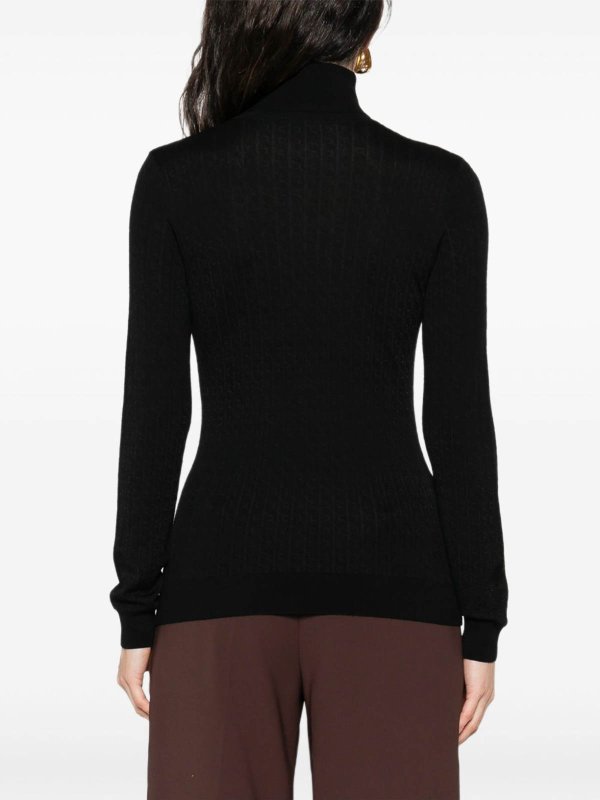 Wool Blend Turtle-Neck Sweater shop online: ELISABETTA FRANCHI