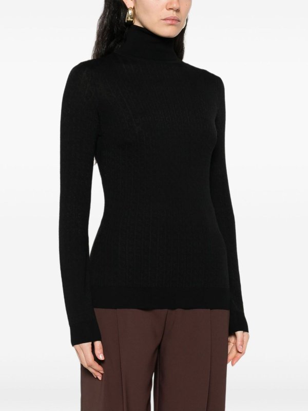 ELISABETTA FRANCHI buy online Wool Blend Turtle-Neck Sweater