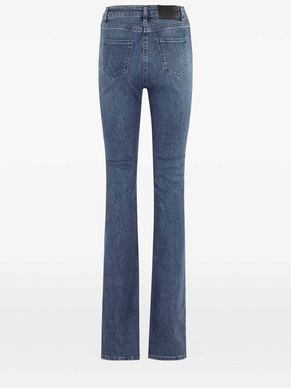 ELISABETTA FRANCHI: Jeans évasés online - Jean Bootcut - Bleu