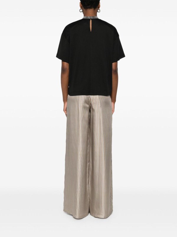 High-Neck Cotton Top shop online: FABIANA FILIPPI