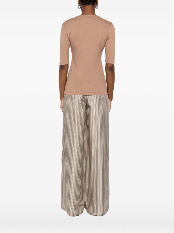 The Best Shops FABIANA FILIPPI: Tops & Tank tops - Cotton V-Necked Top