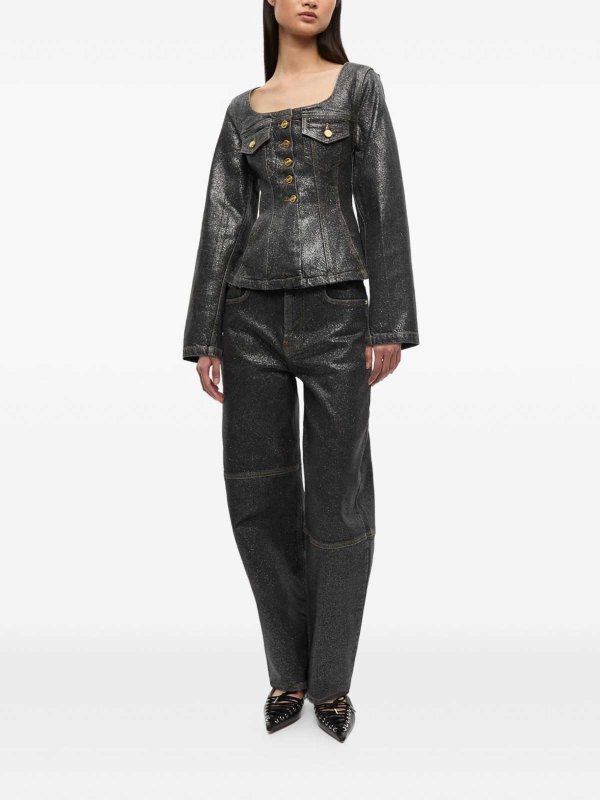 GANNI: カジュアルジャケット online - カジュアルジャケット - 黒