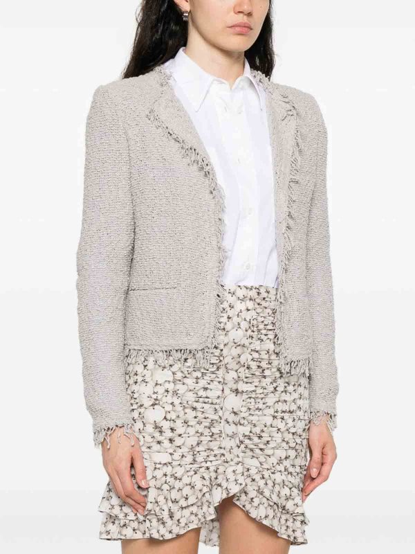 The Best Shops Iro: カジュアルジャケット - カジュアルジャケット - ライトグレー