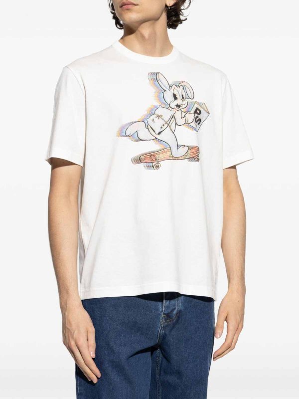 T-Shirt - Weiß shop online: PS BY PAUL SMITH