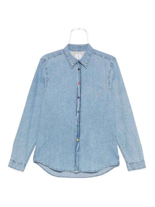 PS BY PAUL SMITH: shirts - Striped Cotton Shirt