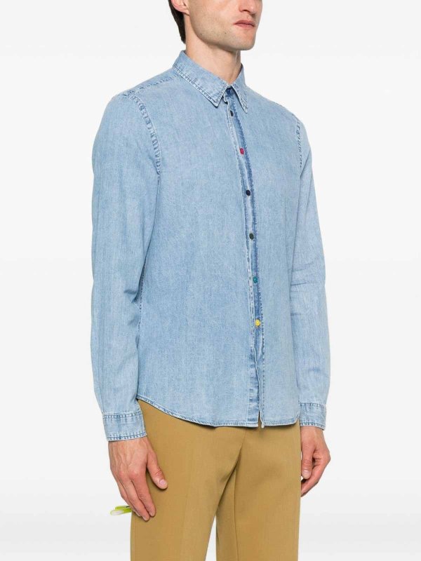 PS BY PAUL SMITH: shirts online - Striped Cotton Shirt