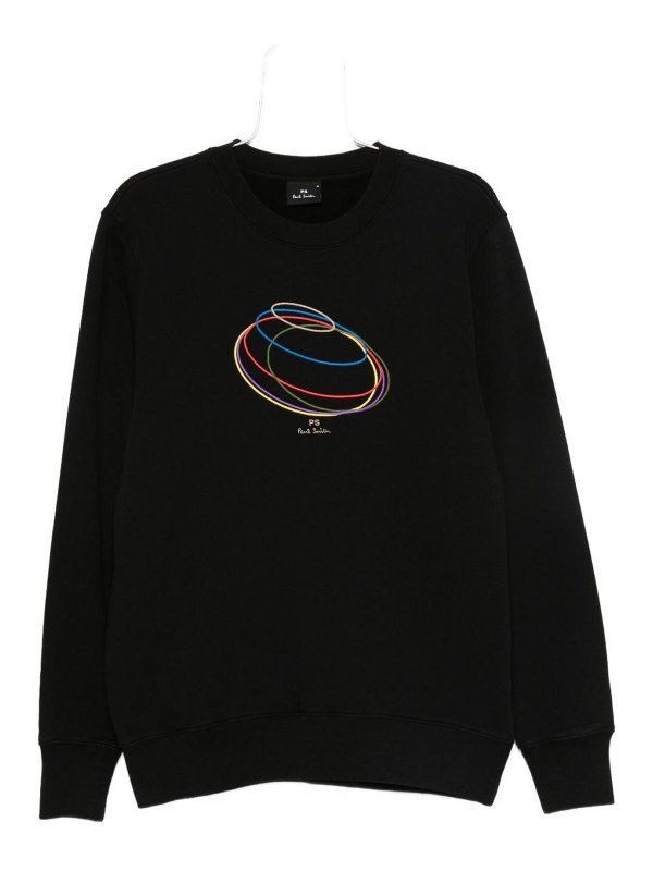 PS BY PAUL SMITH: Sweatshirts & Sweaters - Rings Cotton Sweatshirt