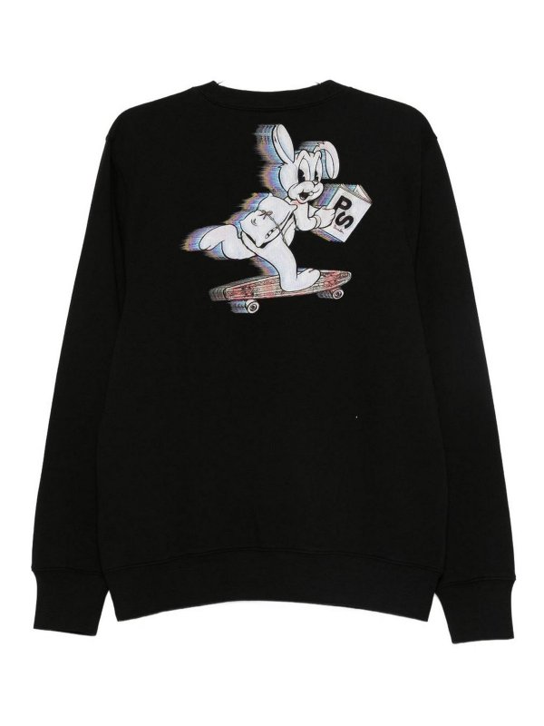 PS BY PAUL SMITH: Sweatshirts & Sweaters online - Skate Bunny Cotton Sweatshirt