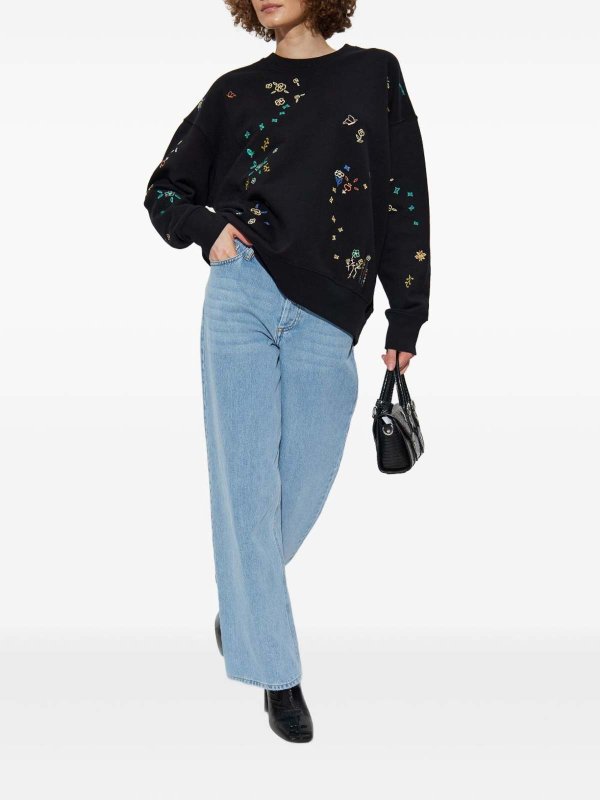 PS BY PAUL SMITH: Sweatshirts & Sweaters online - Embroidered Cotton Sweatshirt