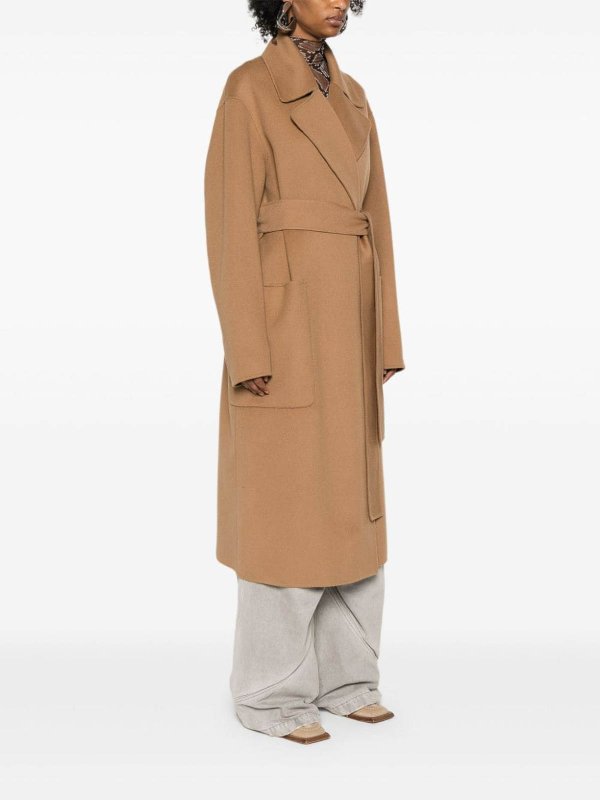 SPORTMAX: short coats online - Long Wool Coat