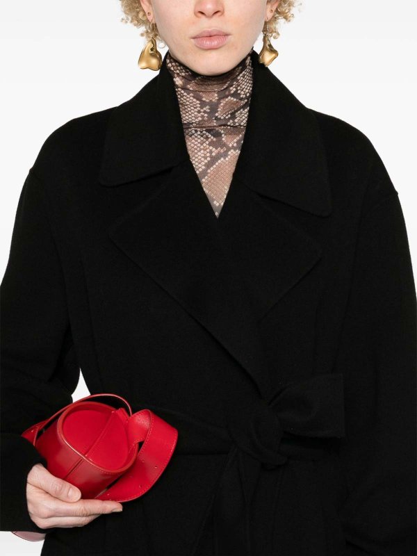 SPORTMAX: ショートコート online - ショートコート - 黒