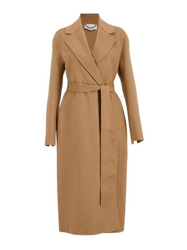 STELLA McCARTNEY: short coats - Wool Double-Breasted Coat