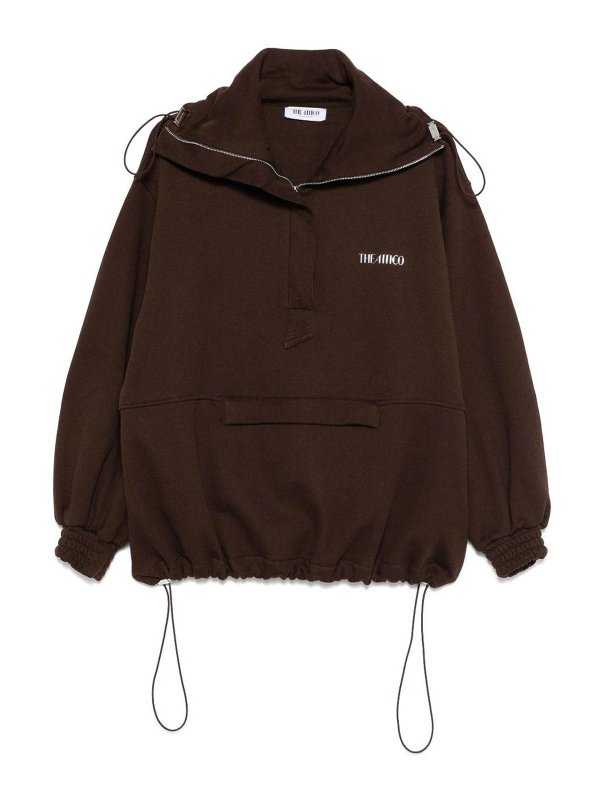 The Attico: Sudaderas y suéteres - Sudadera - Marrón