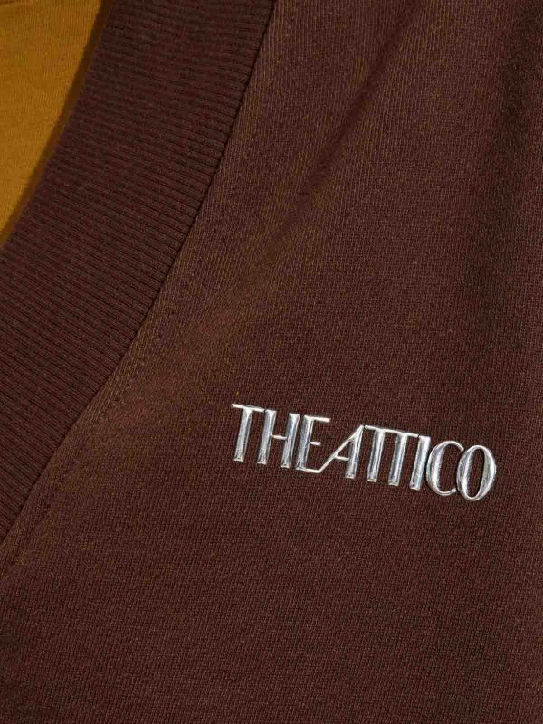 The Attico: Sweatshirts & Sweaters online - Logo Cotton Sweatshirt
