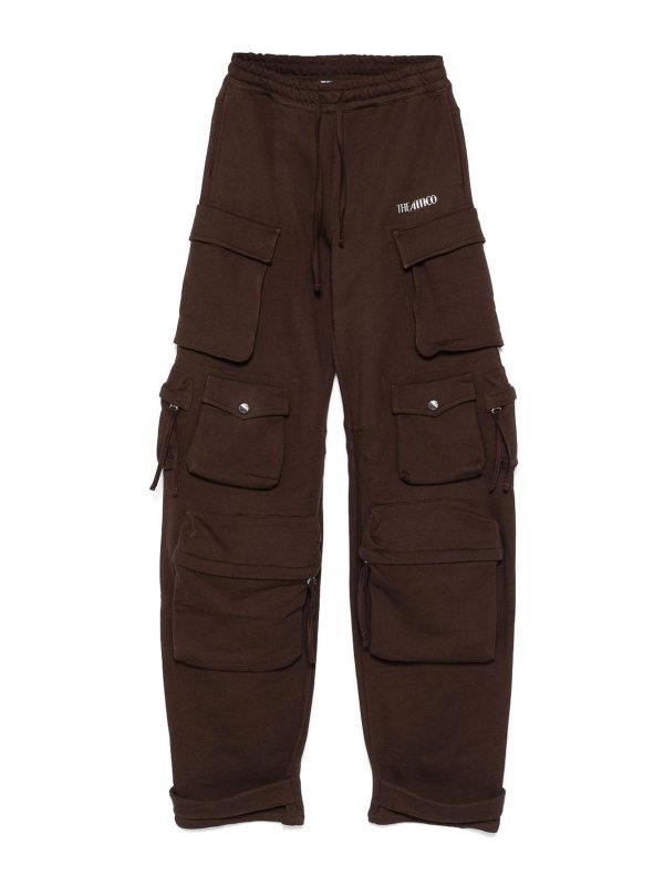 The Attico: casual trousers - Cotton Cargo Trousers