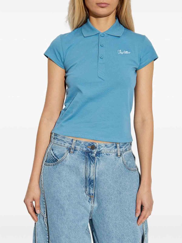 The Attico: ポロシャツ online - ポロシャツ - ブルー