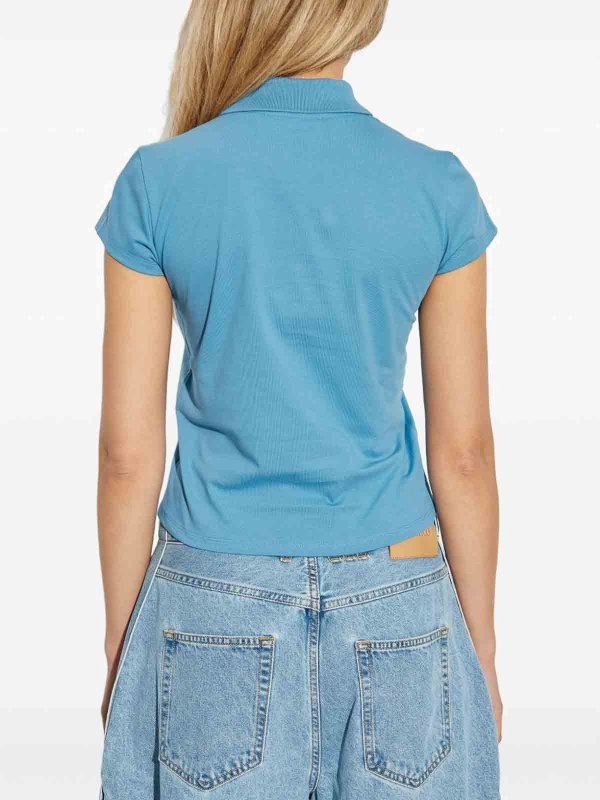 The Best Shops The Attico: ポロシャツ - ポロシャツ - ブルー