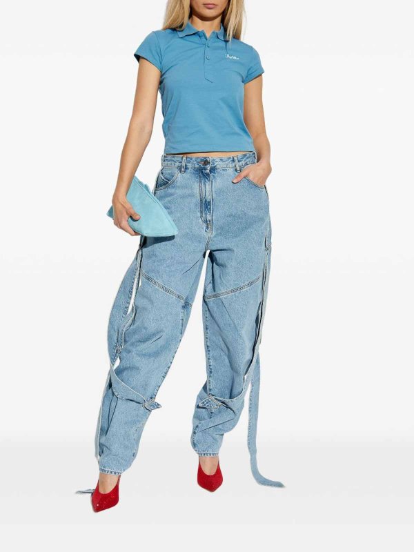 The Attico buy online ポロシャツ - ブルー