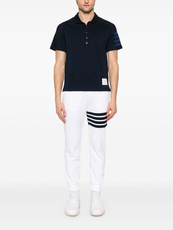 THOM BROWNE buy online Pantaloni della tuta in cotone da 4 bari