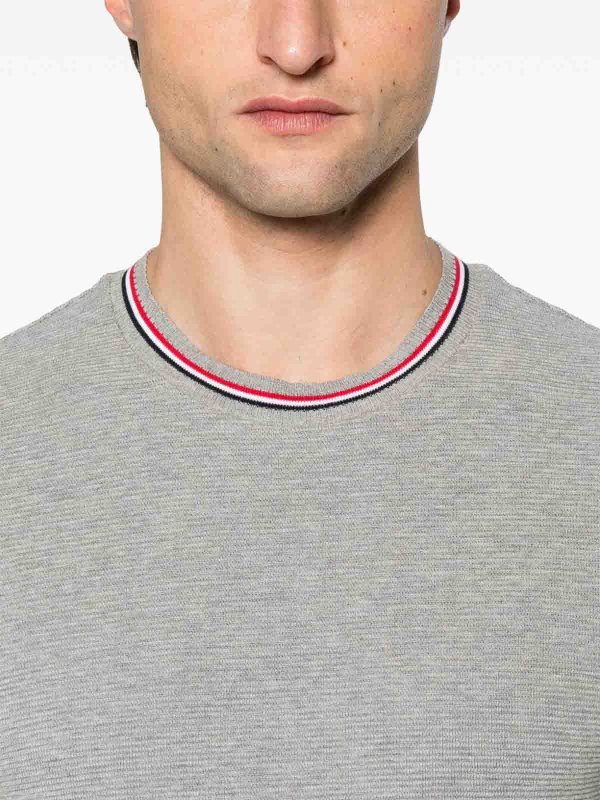 Rwb Cotton T-Shirt shop online: THOM BROWNE