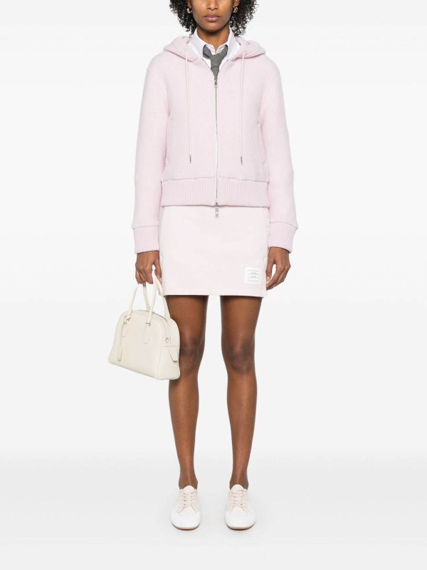 THOM BROWNE buy online 4Bar Cotton Mini Skirt