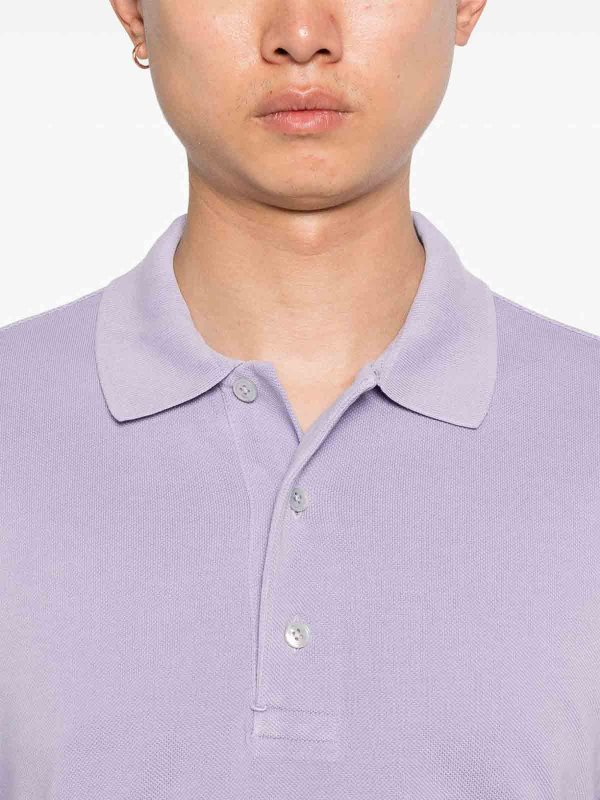 Lyocell Piquet Polo Shirt shop online: TOM FORD