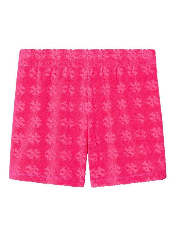 TORY BURCH: Trousers Shorts - Logo Cotton Shorts