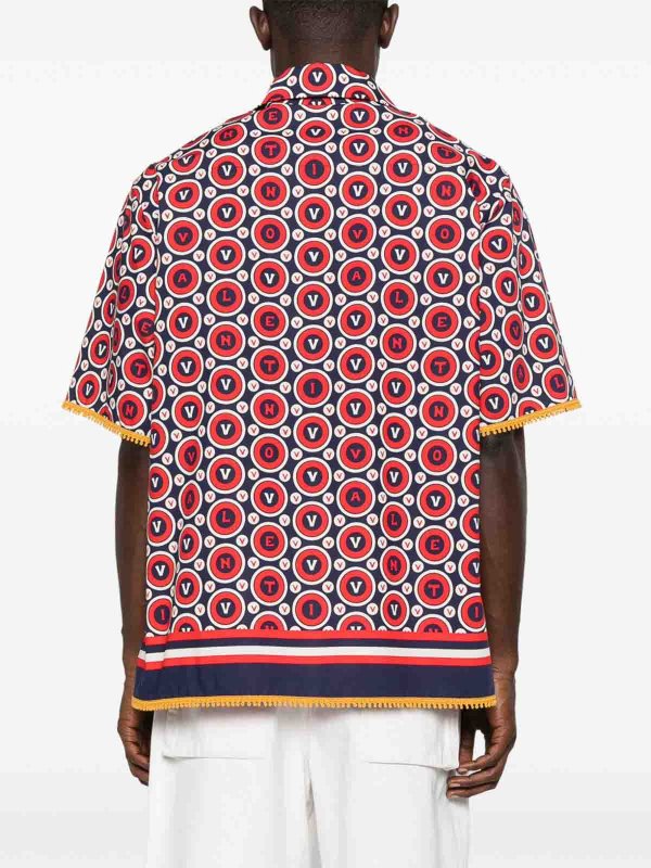 The Best Shops VALENTINO: shirts - Bulles Royales Cotton Shirt