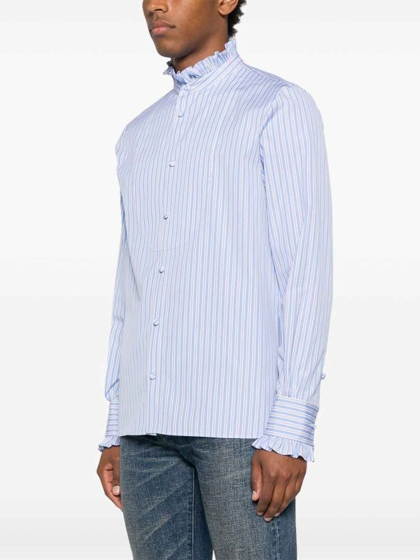 VALENTINO: shirts online - Striped Cotton Shirt