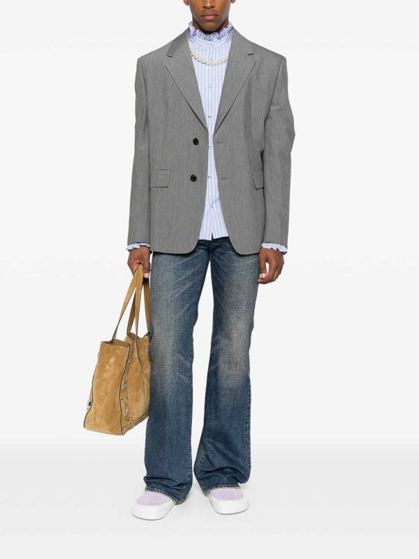 The Best Shops VALENTINO: shirts - Striped Cotton Shirt