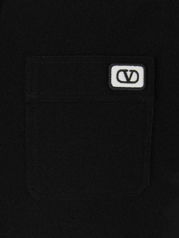 Vlogo Signature Cotton Polo Shirt shop online: VALENTINO