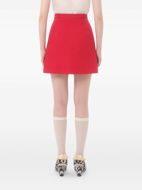 Wool And Silk Skirt shop online: VALENTINO