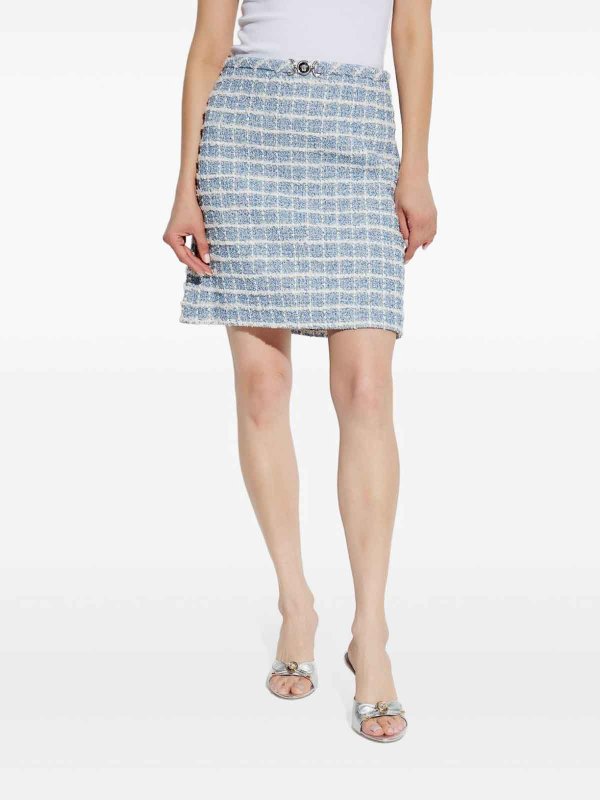 VERSACE buy online Tweed Mini Skirt