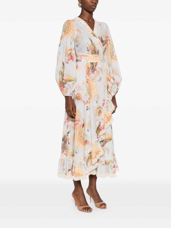 ZIMMERMANN buy online Ascension Printed Midi Dress