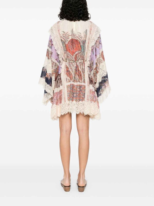 The Best Shops ZIMMERMANN: short dresses - Rhiannon Printed Cotton Mini Dress
