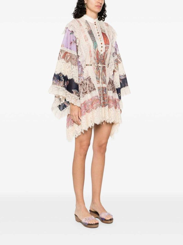 ZIMMERMANN buy online Rhiannon Printed Cotton Mini Dress