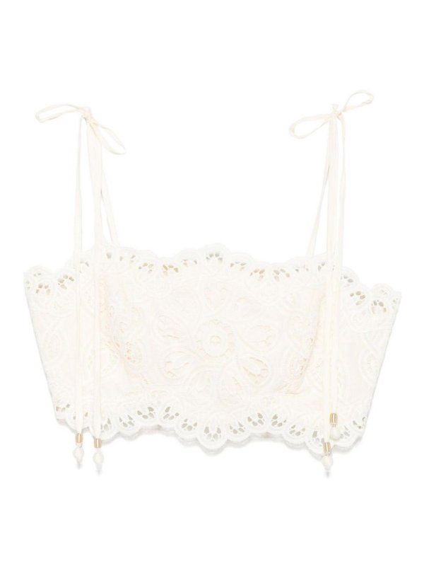 ZIMMERMANN: Tops & Débardeurs - Top - Blanc
